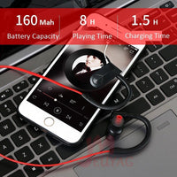 MEUYAG portable wireless Bluetooth 5.0 sports noise-cancelling waterproof headset with microphone Support iOS/Android - DRE's Electronics and Fine Jewelry