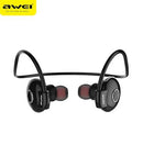 Awei A845BL Bluetooth Headphones Stereo Earphone Wireless fone de ouvido Neckband Sport Headset - DRE's Electronics and Fine Jewelry