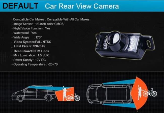 Car Rearview monitor rearview backup camera system 7 TFT LCD Screen Nightvision - DRE's Electronics and Fine Jewelry