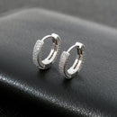 Hoop Earrings Micro Encrusted Zircon Stud Earrings Bling Hip Hop Earrings For Men And Women - DRE's Electronics and Fine Jewelry